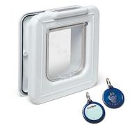 Cat Mate White Elite I.d. Disc Cat Flap With Timer Control (305W)