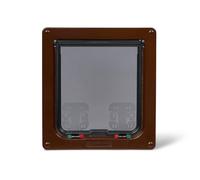 Closer Pets 221 Large Cat Flap - Brown - Brown Cat Flap