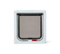 Cat Mate Pet Mate Lockable Cat Flap 2 Way Locking Brush Sealed Door - White