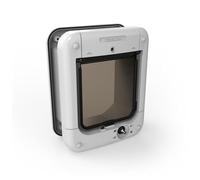 Cat Mate Microchip Activated Cat Flap (360) - For Cats and Small Dogs, Accommodates up to 30 Pets, for Single/Multiple glazing, UPVC, walls and Wood, White