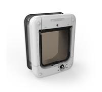 Cat Mate Microchip Cat Flap White- Microchip and I.D disc Compatible