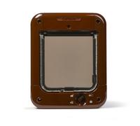 Cat Mate Microchip activated Cat Flap | for up to 30 Cats, Brown