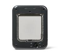 Cat Mate Microchip Activated Cat Flap (360) - For Cats and Small Dogs, Accommodates up to 30 Pets, for Single/Multiple glazing, UPVC, Walls and Wood, Grey