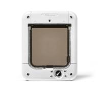 Cat Mate Microchip Cat Flap With 4-Way Manual Lock - White - 360W