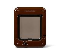 Cat Mate Rotary 4-Way Locking Cat Flap (Brown)