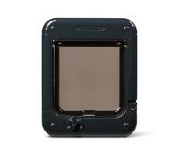 Cat Mate Rotary 4-Way-Locking Cat Flap for Small to Average Cats, Grey | Weather Resistant, Easy Installation on UPVC, Wood & Walls, Silent Action, Suitable for Internal & External Doors