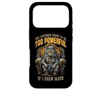 Cat Math Lover Funny Feline Mob Boss Mathematics And Algebra Case for iPhone 17 Pro