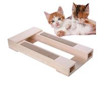 Cat Mating Stool, Short-Legged Female Kitten Wood Scratch Pad, Small Medium Large Cat Companion Furniture for Living Room, Bedroom, Balcony, Indoor Use, 1 Piece