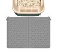 Cat Mats for Litter,24 x17inches Cat Box Mat - Scratch-Resistant Waterproof Pads for Indoor Corner Feeding Food Water Floor Cover