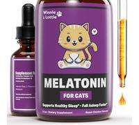 Cat Melatonin - Melatonin for Cats - Cat Sedative for Grooming - Cat Sleep Aid - Cat Calming Treats - Anxiety Relief for Cats - Support Restful Sleep for Your Cat - Cat Stress Relief - Cat Calming