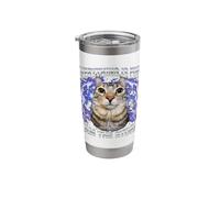 Cat Meme Everything is Fine I Am The Storm Stainless Steel Insulated Tumbler