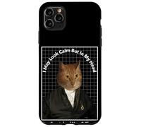 Cat Meme In My Head I've Scratched You 3 Times Funny Cat Case for iPhone 11 Pro Max