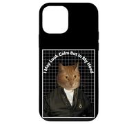 Cat Meme In My Head I've Scratched You 3 Times Funny Cat Case for iPhone 12 mini