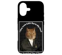 Cat Meme In My Head I've Scratched You 3 Times Funny Cat Case for iPhone 17