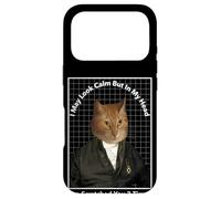 Cat Meme In My Head I've Scratched You 3 Times Funny Cat Case for iPhone 17 Pro