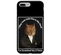 Cat Meme In My Head I've Scratched You 3 Times Funny Cat Case for iPhone 7 Plus/8 Plus