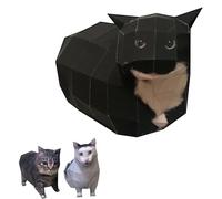 Cat Meme Origami Papercraft Kit, 1:1 Life Scale 3D Paper Models Decorative Paper Craft Set, Viral Brainrot Cats DIY Handmade Craft Kits (Maxwell Cat)