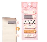 Cat Memo Pad Adhesive Pages, 180 Sheets Colorful Note Pads, Sticky Paper for Kids and Students, Fun Whimsical, Office Stationery, Teacher School Work Reminder Pads Daily Use