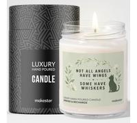 Cat Memorial Gifts - Luxury Soy Wax Candle - Vanilla, Jasmine, Sugared Almond - Makester