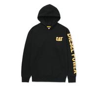 Cat Men's 1090036 Diesel Power Pullover Sweatshirt, Black, Medium