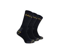 Caterpillar Mens Workwear Three Pack Crew Socks Black 11