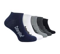 Cat Mens 5 Pack Cotton Rich Trainer Work Socks - Multicolour - Size UK 6-9