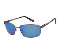 CAT Men's CTS 8030 Polarized Navigator Sunglasses, Matte Gunmetal, 61 mm