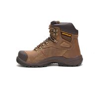 CAT Men's Diagnostic Steel Toe Insulated Waterproof Work Boot, Dark Beige, 9 UK