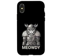 Cat Meowdy Nordic Viking For Moody Women Girl Cat Lover Case for iPhone X/XS