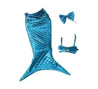 Cat Mermaid Outfit Cat Clothes with Bow Headband and Halter Neck Top