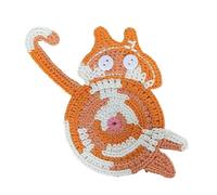 Cat messenger glass, glass underneath for cat trestle holes - creative glass under cute cats, table carpet, coffee glass and tea for lovers of
