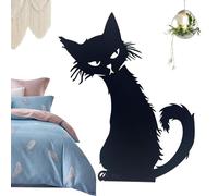 Cat Metal Garden Stakes,Cat Ape Decorative Garden Stakes - Weather-Resistant Cat Ape Garden Statue Decor Outdoor Yard Art For Cat Lovers