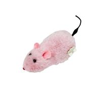 Cat Mice Toy - Plush Wind-Up Plush Mouse Interactive Hunting Toy for Indoor Use Mechanical Clock Movement Realistic Playful Kitten Hunting Entertainment Toy for Pet
