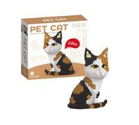 Cat Micro Building Block Set,Animal Building Blocks Set Creative Diy Construction Toys Figure Decor Building Toys Birthday Gifts For Boys Girls Animals Toys Gifts For Boys Girls Adult (Calico Cat)