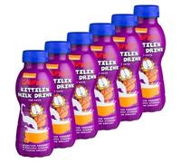 Cat Milk 200ml x Pack of 6 - Helps to Provide Essential Vitamins, is Taurine Enriched and Lactose Reduced - a Complementary Feed for Kittens and Cats