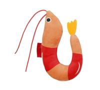 Cat Minister Toy for Cats, Plush Cat Toy with Catnip - Realistic Shrimp Shape Doll, Bored Animals Companion for the Learning Room, Living Room, Bedroom, Park, Travel