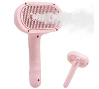 Cat Mist Brush - USB Rechargeable Anti-Static Grooming Mist Tool,Dog Shedding Steamer Massage Brush - for Cat Dog Puppy Small Animals Bunny Pet