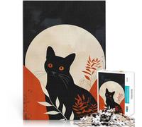 Cat Modern Art1000 Piece Jigsaws for Adults Family Game Stress Reliever Difficult Challenge is ideal as gifts for the whole family 38x26cm