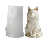 Cat Mold | Sitting Cat Shape Concrete Decoration Craft - Candle Soap Molds - for Dinner Table Home Room Wedding Party