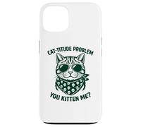 Cat Mom Crazy Mommy Cat Dad Feline Guy Attitude Design Case for iPhone 13
