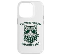 Cat Mom Crazy Mommy Cat Dad Feline Guy Attitude Design Case for iPhone 14 Pro