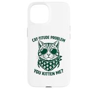 Cat Mom Crazy Mommy Cat Dad Feline Guy Attitude Design Case for iPhone 15