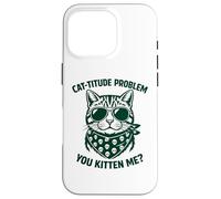 Cat Mom Crazy Mommy Cat Dad Feline Guy Attitude Design Case for iPhone 16 Pro