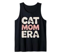 Cat Mom Era Sunset Aesthetic Cat Lover Tank Top