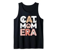 Cat Mom Era Sunset Aesthetic Cat Lover Tank Top
