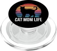 Cat Mom Life PopSockets PopGrip for MagSafe