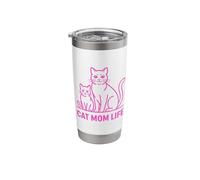 Cat Mom Life Stainless Steel Insulated Tumbler