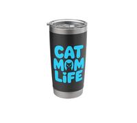 Cat Mom Life Stainless Steel Insulated Tumbler