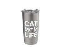 Cat Mom Life Stainless Steel Insulated Tumbler