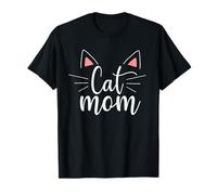 Cat Mom Mama Mother's Day Cat Lover Funny Cat Graphic T-Shirt